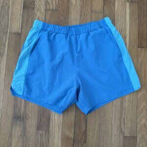 Outdoor Voices Men's High Stride Lined Train Short Blue Size L